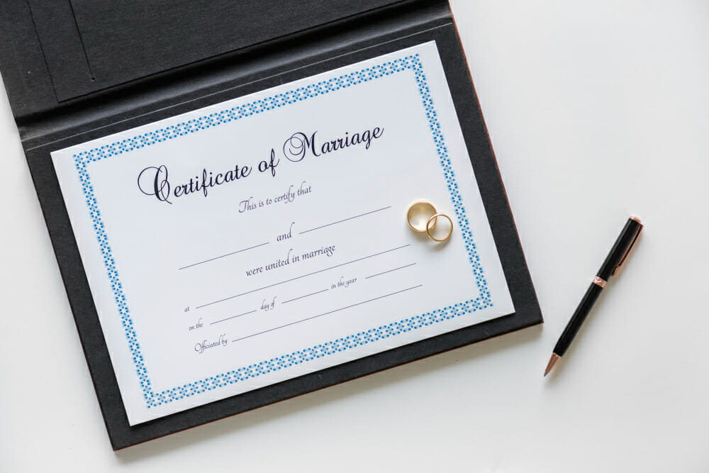 certificado de matrimonio Panamá